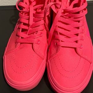 Van Hot Pink high tops